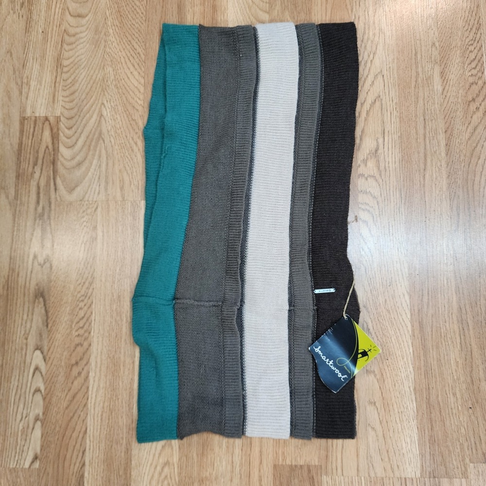 Smartwool Taupe Teared Infinity Scarf Gray Greenish Blue SC180-236 MSRP $75